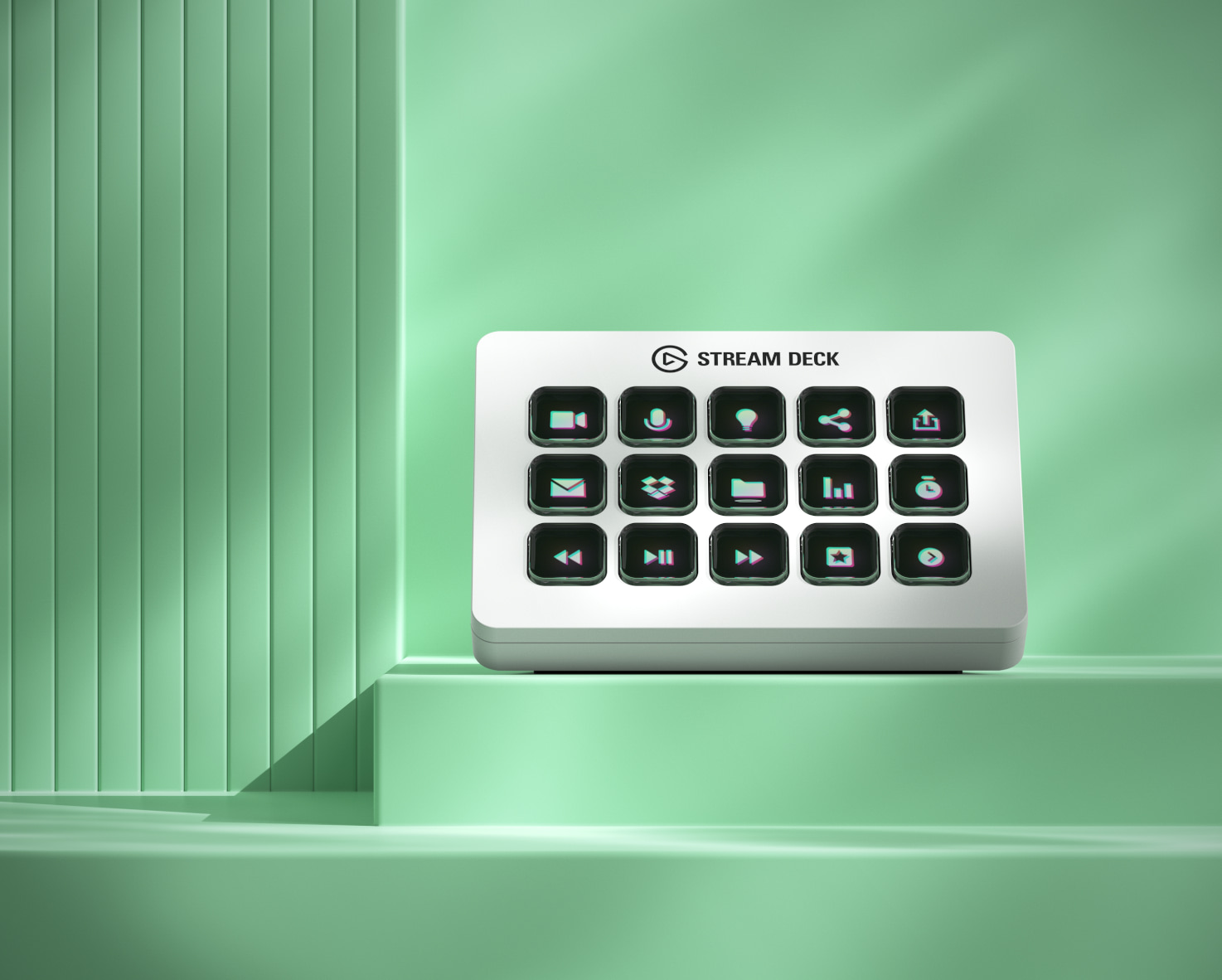 【美品】elgato STREAM DECK + WHITE【送料無料】 Stream Deck + White Edition | Elgato